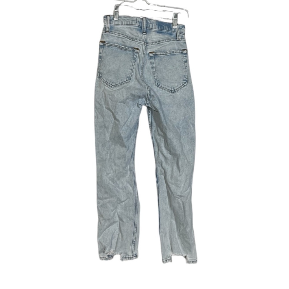 Abercrombie & Fitch Ankle Straight Ultra High Rise Jeans Size 23 CURVE LOVE - Picture 2 of 7